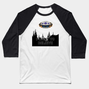 Frieza Spaceship - I want to believe Baseball T-Shirt